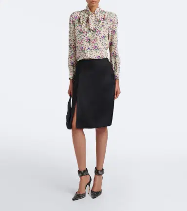 Gucci Castello embellished satin pumps | Thumbnail 5