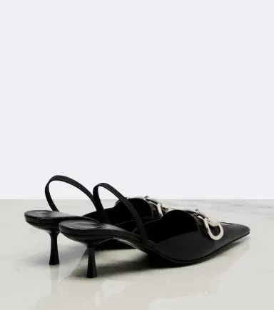 Gucci Boulevard leather slingback pumps | Thumbnail 4