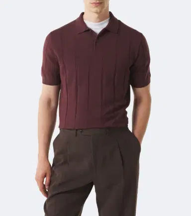 Canali Virgin wool polo shirt | Thumbnail 4 Canali Virgin wool polo shirt | Thumbnail 4