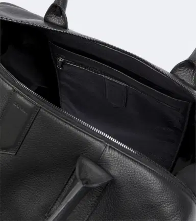 Canali Leather duffel bag | Thumbnail 2