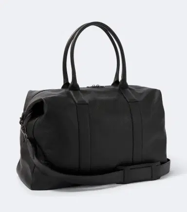 Canali Leather duffel bag | Thumbnail 3