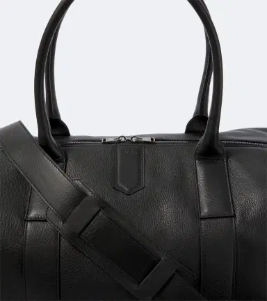 Canali Leather duffel bag | Thumbnail 4