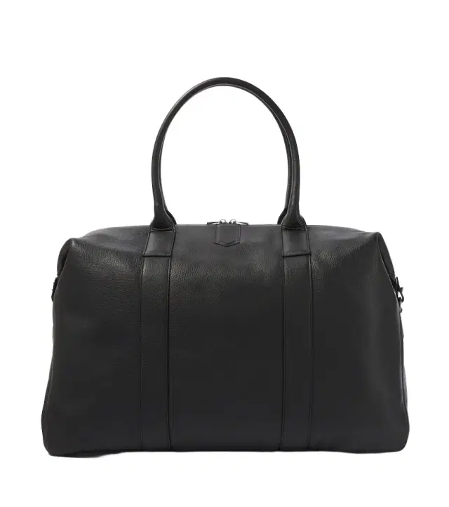 Canali Leather duffel bag