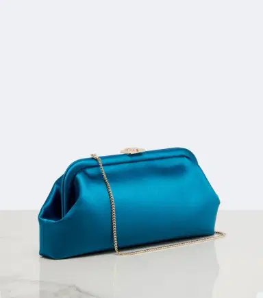 Jimmy Choo Skylar satin clutch | Thumbnail 4