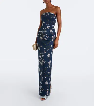 Emilia Wickstead Laelia floral bustier gown | Thumbnail 5 Emilia Wickstead Laelia floral bustier gown | Thumbnail 5