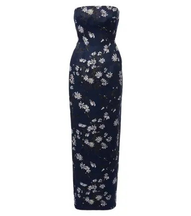 Emilia Wickstead Laelia floral bustier gown | Thumbnail 1 Emilia Wickstead Laelia floral bustier gown | Thumbnail 1