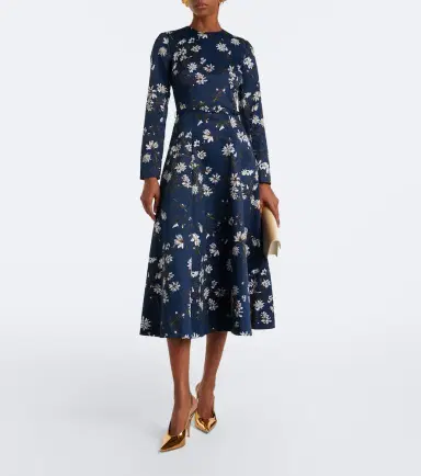 Emilia Wickstead Capucine floral midi dress | Thumbnail 3 Emilia Wickstead Capucine floral midi dress | Thumbnail 3