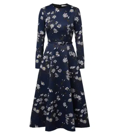 Emilia Wickstead Capucine floral midi dress | Thumbnail 1 Emilia Wickstead Capucine floral midi dress | Thumbnail 1