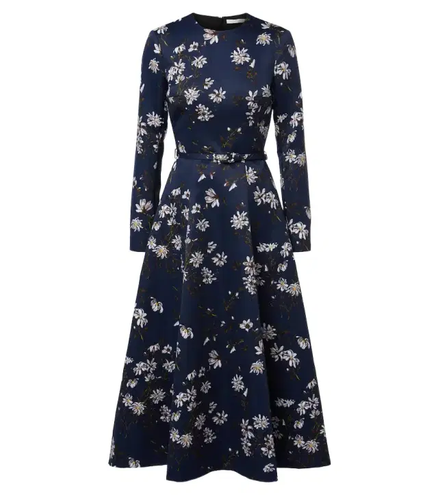 Capucine floral midi dress