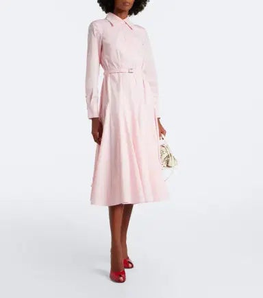 Emilia Wickstead Marione belted cotton shirt dress | Thumbnail 3 Emilia Wickstead Marione belted cotton shirt dress | Thumbnail 3