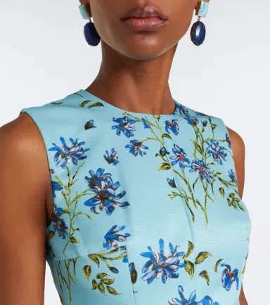 Emilia Wickstead Mara floral midi dress | Thumbnail 3 Emilia Wickstead Mara floral midi dress | Thumbnail 3