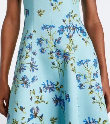 Emilia Wickstead Mara floral midi dress | Thumbnail 4 Emilia Wickstead Mara floral midi dress | Thumbnail 4