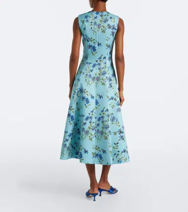 Emilia Wickstead Mara floral midi dress | Thumbnail 6 Emilia Wickstead Mara floral midi dress | Thumbnail 6