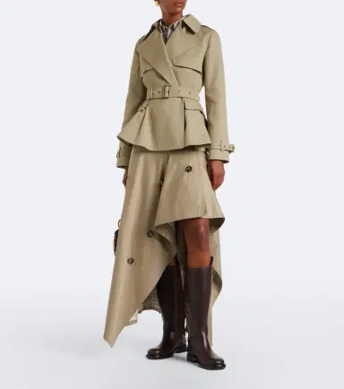 Burberry Belted cotton jacket | Thumbnail 2