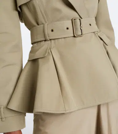 Burberry Belted cotton jacket | Thumbnail 4