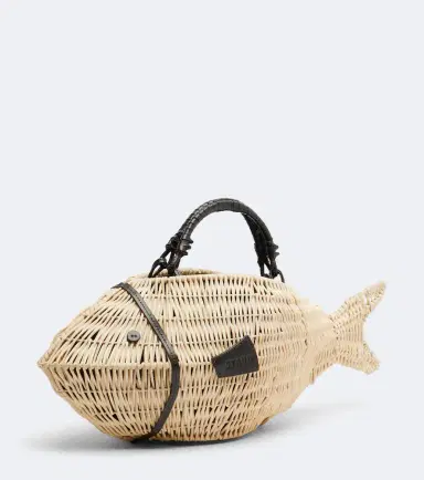 Staud Cleo Small wicker top-handle bag | Thumbnail 2