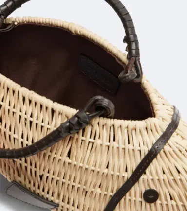 Staud Cleo Small wicker top-handle bag | Thumbnail 3
