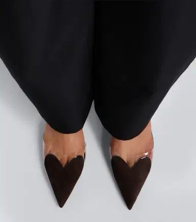 Alaïa Alaïa Le Caur suede wedge mules | Thumbnail 5