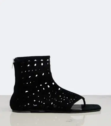Alaïa Alaïa Neo Vienne suede thong sandals | Thumbnail 3