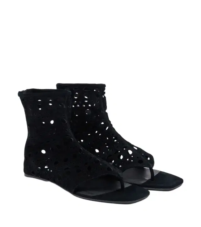 Alaia Alaïa Neo Vienne suede thong sandals