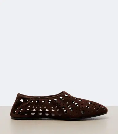 Alaïa Alaïa Vienne suede slip-on shoes | Thumbnail 2