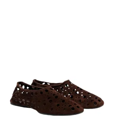 Alaïa Alaïa Vienne suede slip-on shoes | Thumbnail 1
