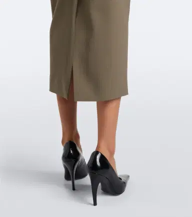 Mugler Wool-blend pencil skirt | Thumbnail 4