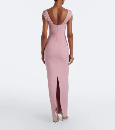 RACHEL GILBERT Malia embellished crêpe corset gown | Thumbnail 4