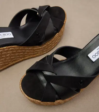 Jimmy Choo Korra suede wedge sandals | Thumbnail 3