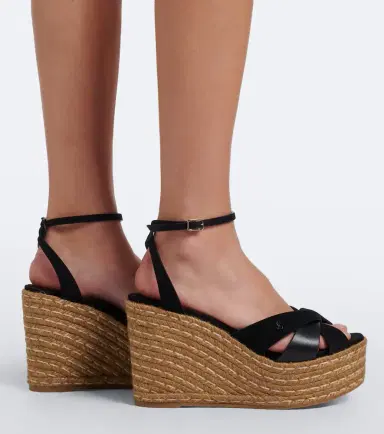 Jimmy Choo Korra suede wedge sandals | Thumbnail 5