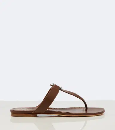 Manolo Blahnik Mionasan leather thong sandals | Thumbnail 3