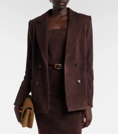 STOULS Jones double-breasted suede blazer | Thumbnail 6 STOULS Jones double-breasted suede blazer | Thumbnail 6