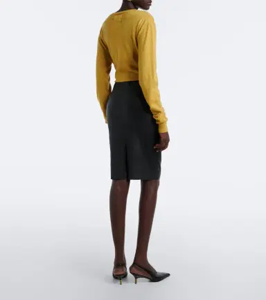 STOULS Gilda leather midi skirt | Thumbnail 2