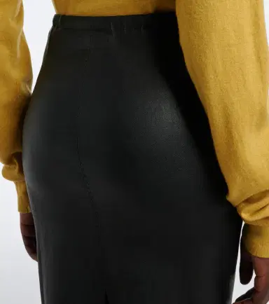STOULS Gilda leather midi skirt | Thumbnail 4