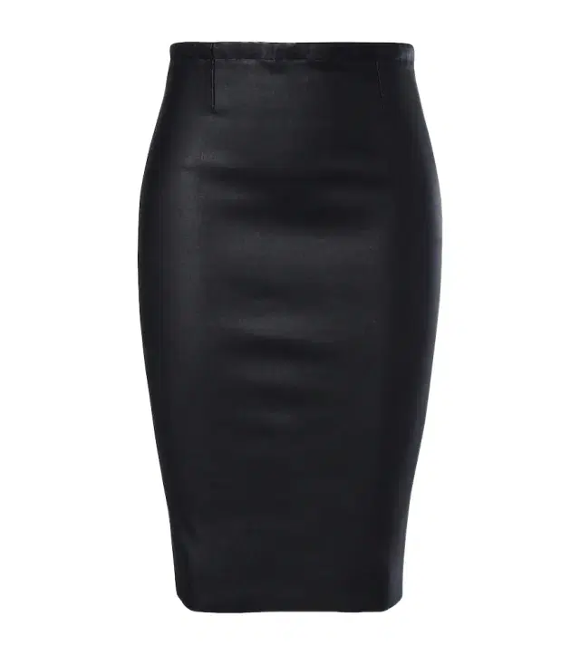 Stouls Gilda leather midi skirt
