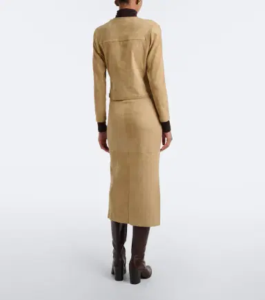STOULS Winona suede midi skirt | Thumbnail 6