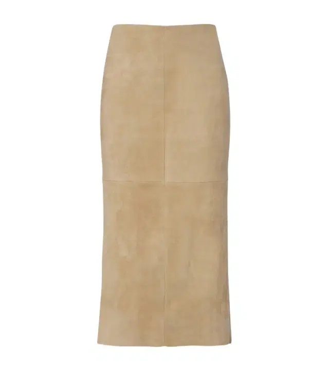 Stouls Winona suede midi skirt