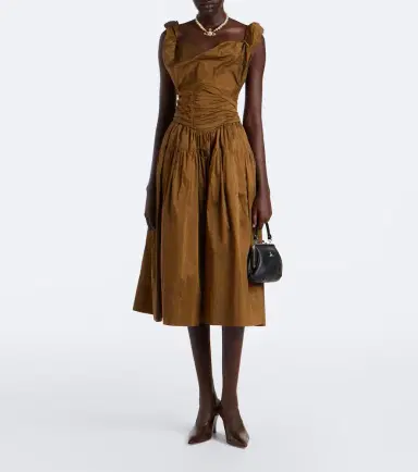 Vivienne Westwood Sunday cotton-blend twill midi dress | Thumbnail 3