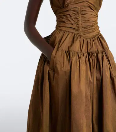 Vivienne Westwood Sunday cotton-blend twill midi dress | Thumbnail 4