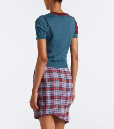 Vivienne Westwood Argyle wool and cotton sweater | Thumbnail 3 Vivienne Westwood Argyle wool and cotton sweater | Thumbnail 3