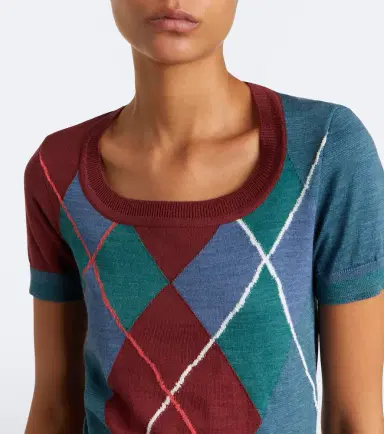 Vivienne Westwood Argyle wool and cotton sweater | Thumbnail 4 Vivienne Westwood Argyle wool and cotton sweater | Thumbnail 4