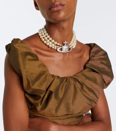 Vivienne Westwood Ginnie off-shoulder twill top | Thumbnail 5