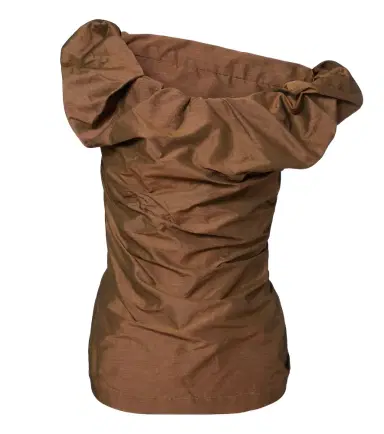 Vivienne Westwood Ginnie off-shoulder twill top | Thumbnail 1