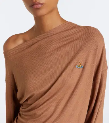 Vivienne Westwood Draped ribbed-knit top | Thumbnail 2 Vivienne Westwood Draped ribbed-knit top | Thumbnail 2