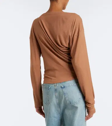 Vivienne Westwood Draped ribbed-knit top | Thumbnail 3 Vivienne Westwood Draped ribbed-knit top | Thumbnail 3
