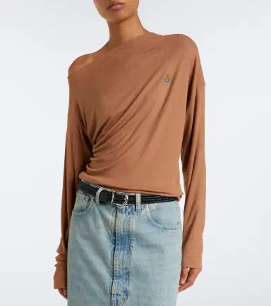 Vivienne Westwood Draped ribbed-knit top | Thumbnail 4 Vivienne Westwood Draped ribbed-knit top | Thumbnail 4