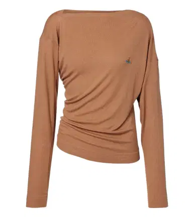 Vivienne Westwood Draped ribbed-knit top | Thumbnail 1 Vivienne Westwood Draped ribbed-knit top | Thumbnail 1