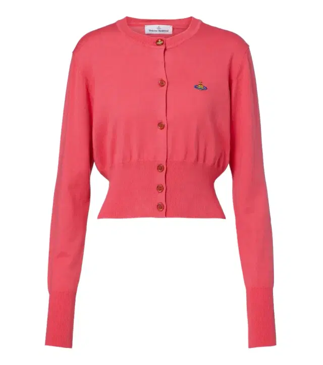 Vivienne Westwood Bea cropped cotton and cashmere cardigan