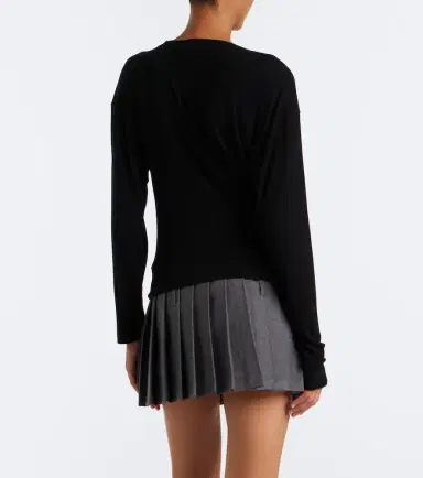 Vivienne Westwood Draped ribbed-knit top | Thumbnail 4