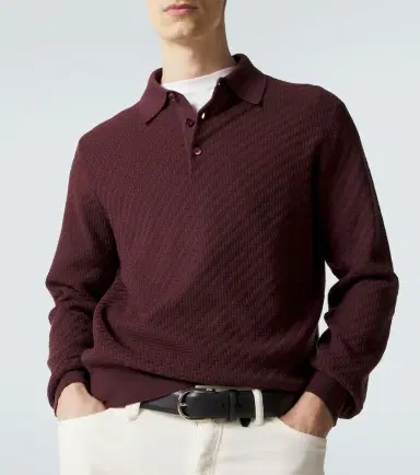 Brioni Cotton, silk and cashmere polo sweater | Thumbnail 2 Brioni Cotton, silk and cashmere polo sweater | Thumbnail 2